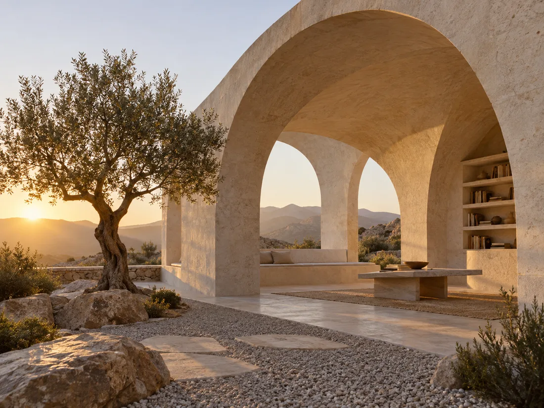 Desert reading pavilion