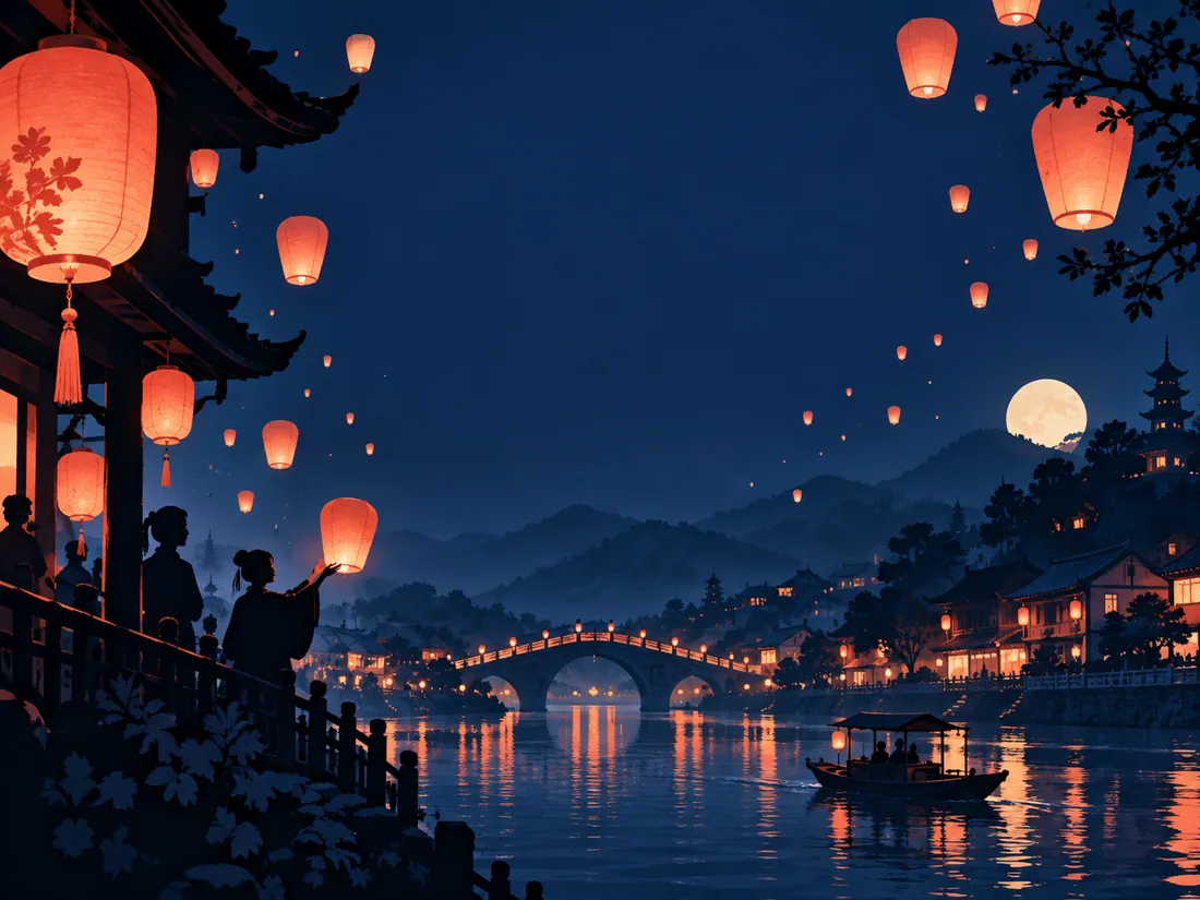 Lantern festival poster